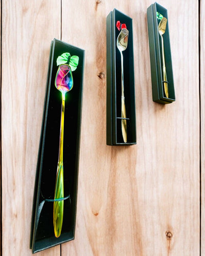 Személyre szabott Rózsa Kanál Gravírozási Lehetőséggel ajándékba - 3 választható színváltozat