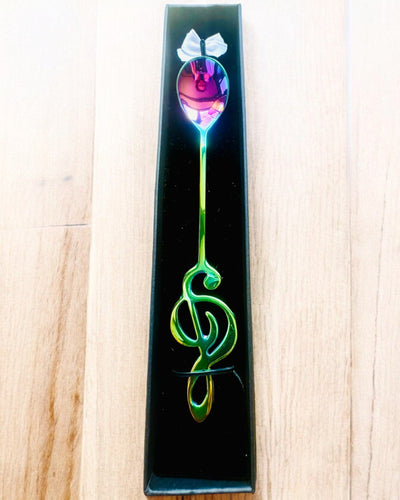 Elegáns Kanál Hegedűkulccsal – Személyre szabott ajándék, 2 választható színváltozat