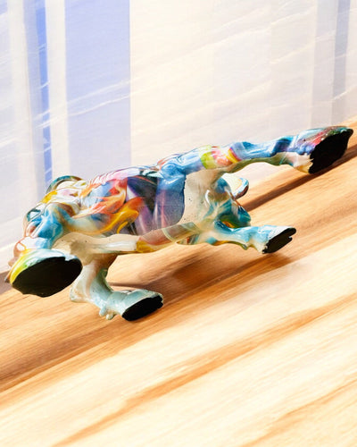 Dekoratív "BullArt" Bika Szobor – Egyedi Művészet Gravírozási Lehetőséggel - 4 színváltozatban, személyre szabott ajándékként