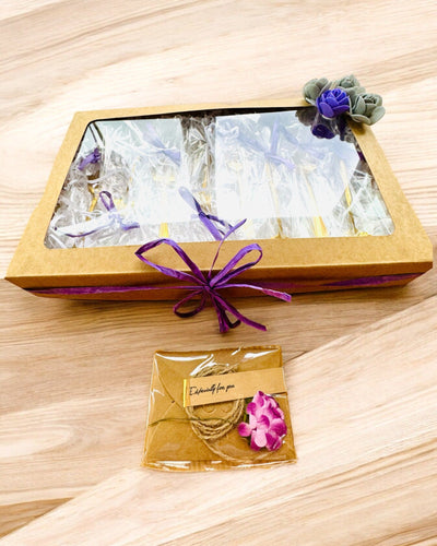 "Kwiatowa Rapsodia" kanálkészlet - személyre szabott gravírozással ajándékba, 2 választható változat