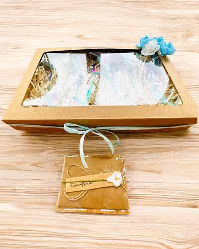 "Kwiatowa Rapsodia" kanálkészlet - személyre szabott gravírozással ajándékba, 2 választható változat