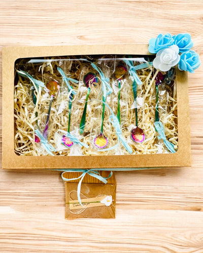 "Kwiatowa Rapsodia" kanálkészlet - személyre szabott gravírozással ajándékba, 2 választható változat