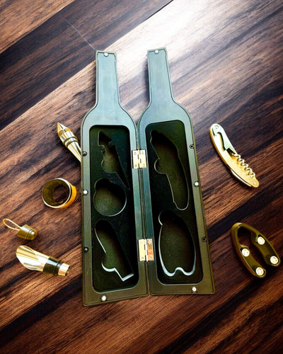 "Sommelier's Delight" Bor Készlet - személyre szabható gravírozással ajándékba