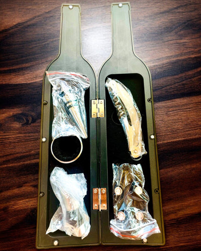 "Sommelier's Delight" Bor Készlet - személyre szabható gravírozással ajándékba