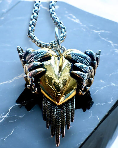 Amulet Sercostrzelec Mroczne Skrzydła Miłości, możliwość personalizacji grawerem na prezent