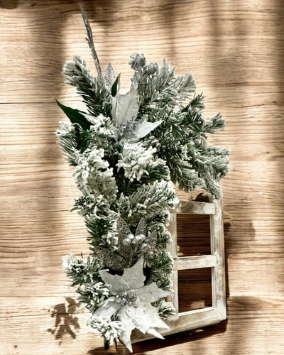 2 db Ünnepi Dekoratív Keret „Téli Ragyogás”, gravírozással személyre szabható ajándék