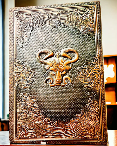 "Magiczny Notes", "Boski Byk" jegyzetfüzet - Elegáns és Különleges Papíráruk, személyre szabás gravírozással