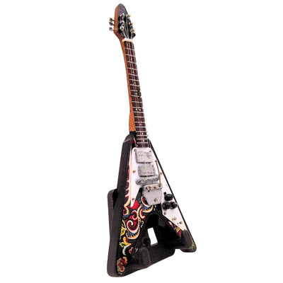 15cm-es minigitár Jimmy Hendrix stílusában, gravírozással személyre szabható