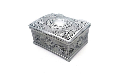 ALBIN 2178A fém ékszerdoboz gravírozással személyre szabható kivitelben, ideális ajándéknak - 6x5x3 cm, elegáns dizájn, tartós anyag