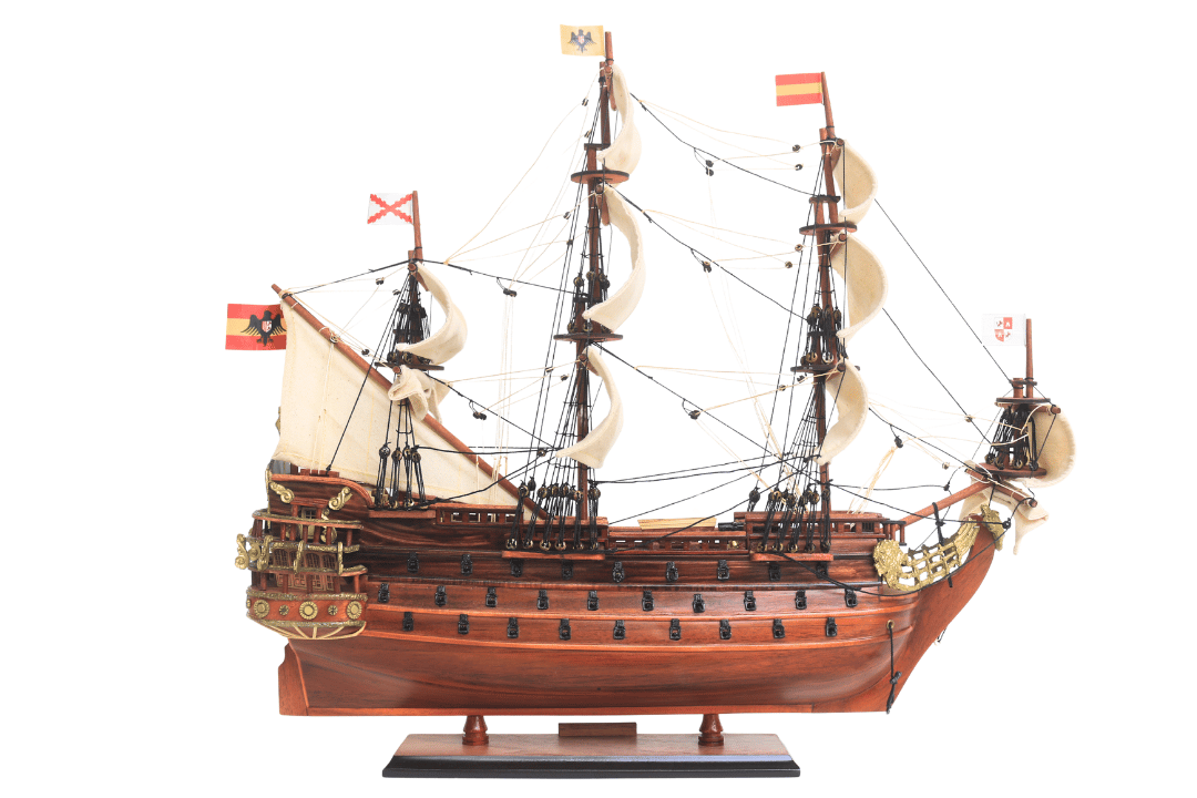 Exkluzív San Felipe vitorláshajó-modell - SF4, személyre szabható gravírozással