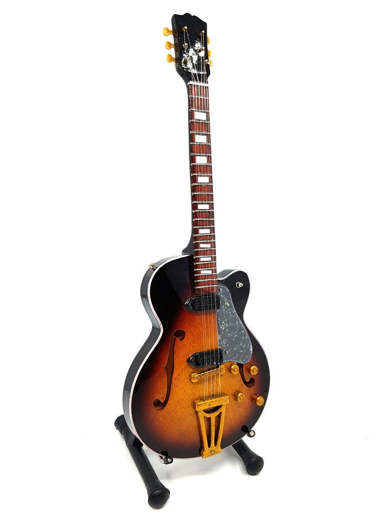 Elvis Presley mini gitár 1:4 méretarányban, gravírozással személyre szabható