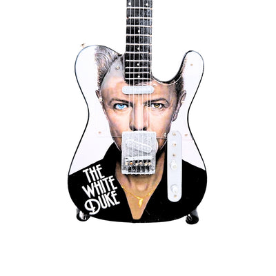 David Bowie MGT-8976 gyűjtői mini gitár gravírozással