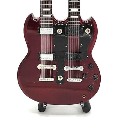 Mini gitár Led Zeppelin - Jimmy Page - Double Neck stílusban MGT-2059