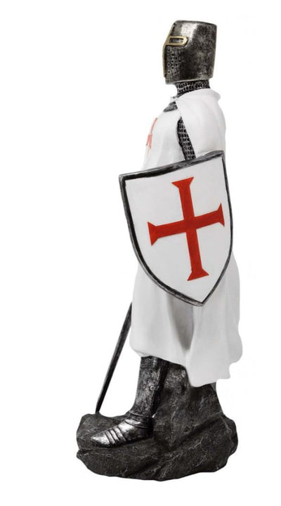 Rycerz Templariusz – Figurka dekoracyjna 30 cm z możliwością personalizacji grawerem