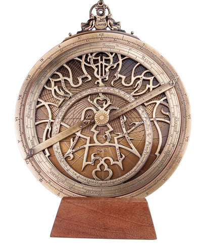 Nagy európai H35 asztrolábium gravírozással