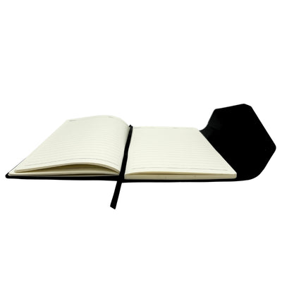 Elegancki Zestaw Prezentowy Premium z Personalizacją – Notes A5 Skórzany, Długopis i Pendrive 16GB w Czarno-Złotym Pudełku