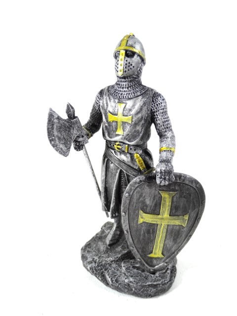 Figurka rycerza - krzyżowca 18cm z możliwością personalizacji grawerem