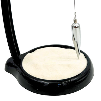 Homokinga Sand Pendulum gravírozással – inspiráló 38cm dekoráció kinetikus homokkal