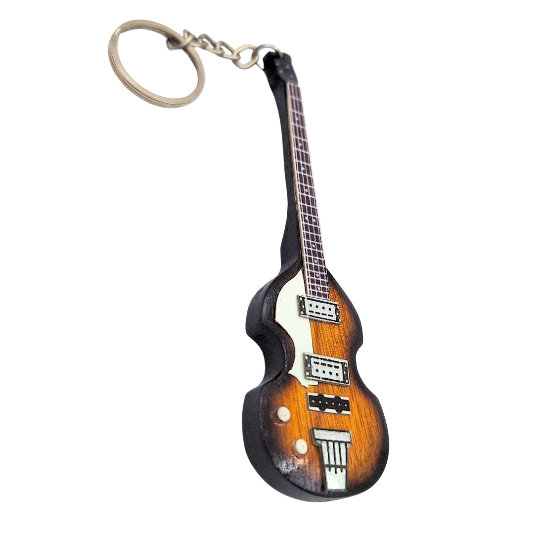 Brelok do kluczy w kształcie gitary basowej The Beatles
