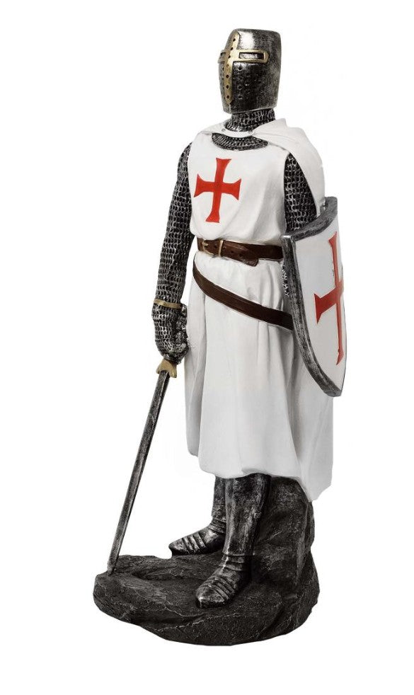 Templomos lovag – 30 cm-es dekorációs figura gravírozással történő személyre szabás lehetőségével