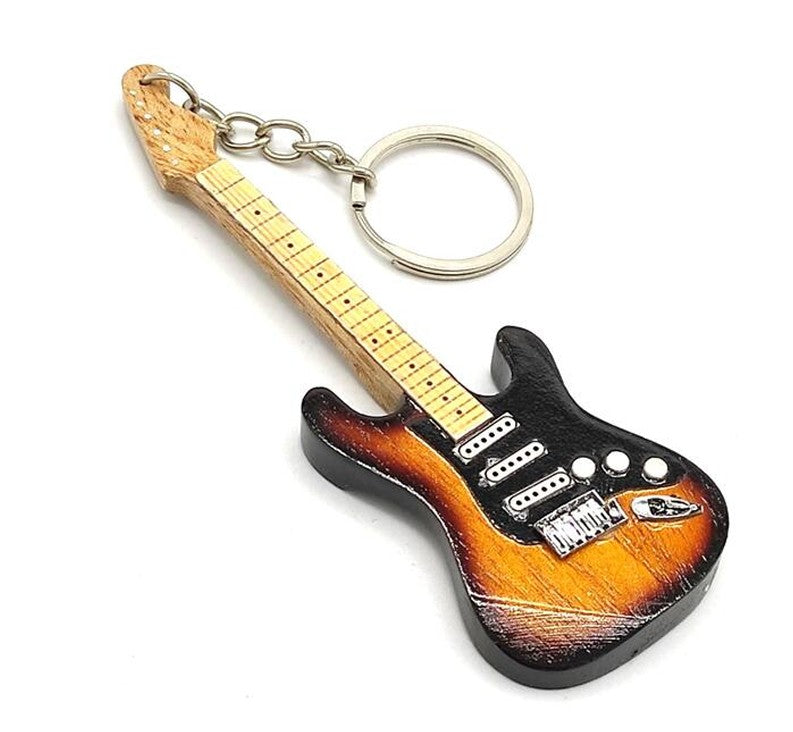 Deep Purple gitár alakú kulcstartó