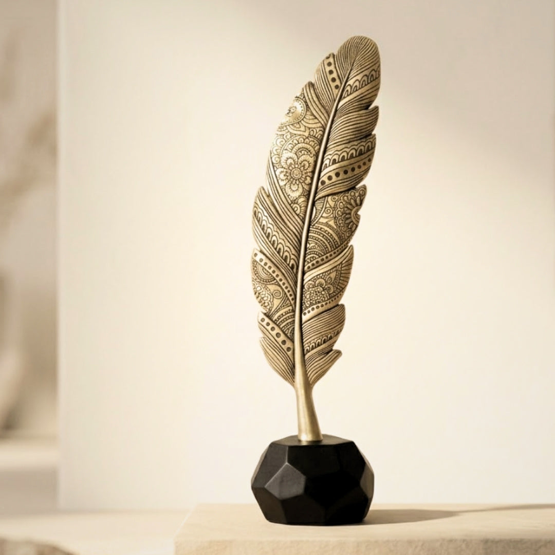 Arany dekorációs toll, 30,7 cm, gravírozási lehetőséggel