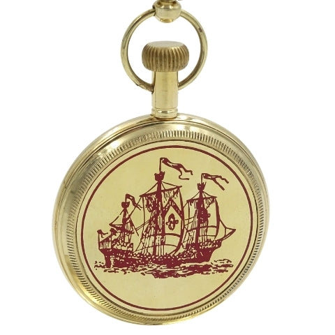NC2126 tengerészeti sárgaréz asztali óra gravírozási lehetőséggel, 12 cm magas, ideális ajándék a vitorlázás szerelmeseinek horgony- és vitorláshajó-motívummal