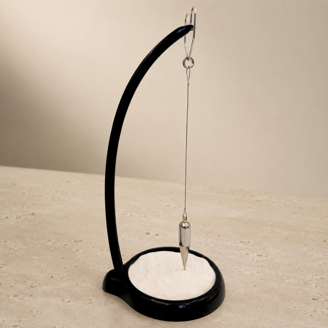 Homokinga Sand Pendulum gravírozással – inspiráló 38cm dekoráció kinetikus homokkal