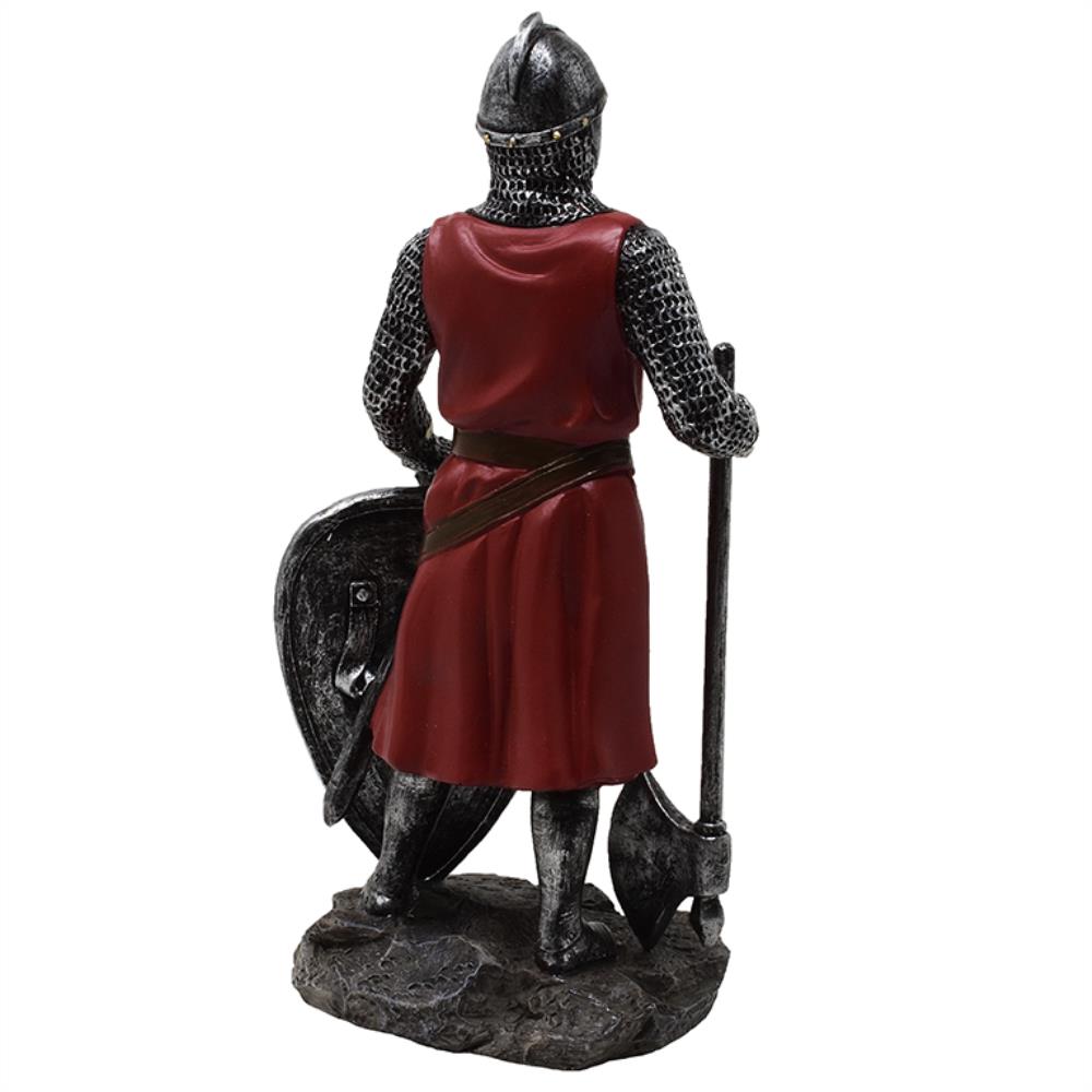 Keresztes lovag figura 18,5 cm, polirezinből, gravírozással személyre szabható