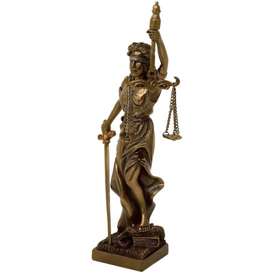 Themisz, az igazságosság istennője figura 20 cm, gravírozással történő személyre szabási lehetőséggel