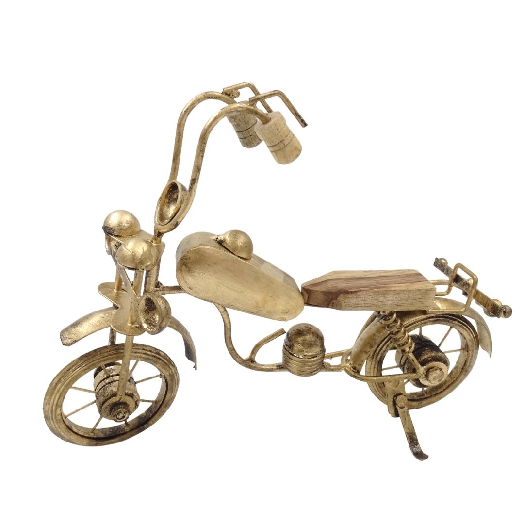 NC1733 klasszikus fém motorkerékpár-modell gravírozással