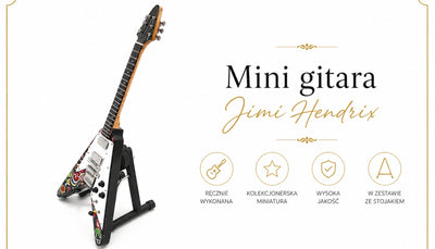 Mini gitár Jimi Hendrix - Psychodelic F. V - MGT-1182