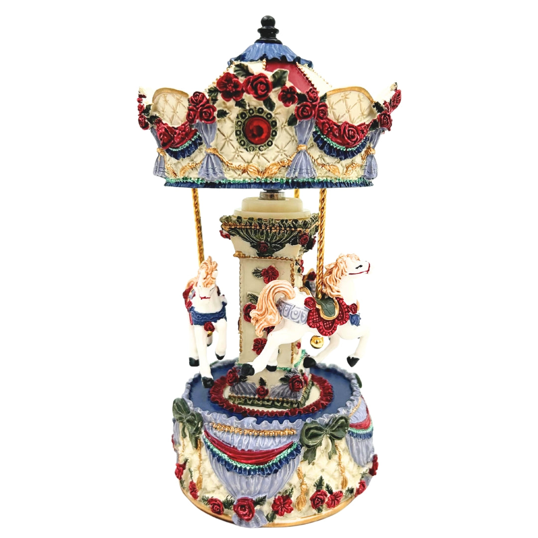 Körhinta zenélő doboz, 18cm, gravírozással