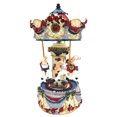 Körhinta zenélő doboz, 18cm, gravírozással