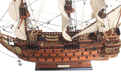 Exkluzív San Felipe vitorláshajó-modell - SF4, személyre szabható gravírozással