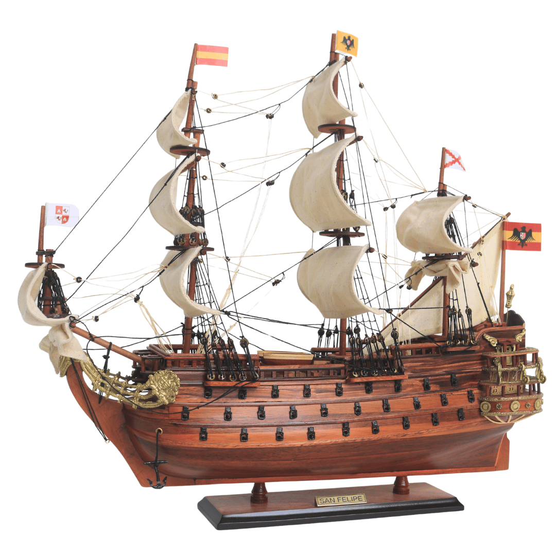 Exkluzív San Felipe vitorláshajó-modell - SF4, személyre szabható gravírozással