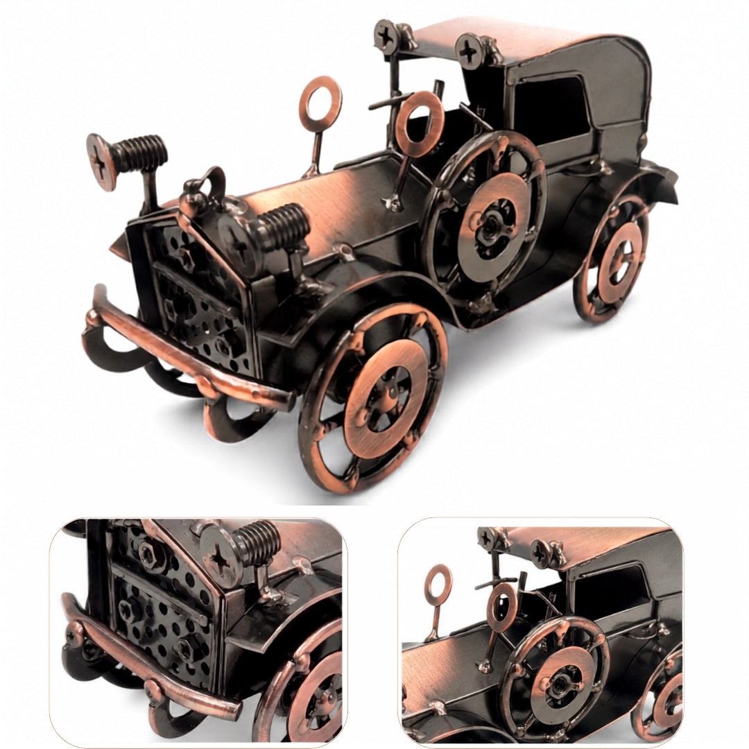 Q87 retro automobil fémmodell gravírozási lehetőséggel