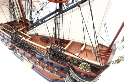 Model Żaglowca Statku San Felipe 80cm, możliwość personalizacji grawerem