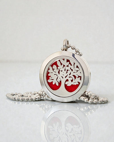 AromaTree Harmony – Aromaterápiás Életfa nyaklánc 25 mm