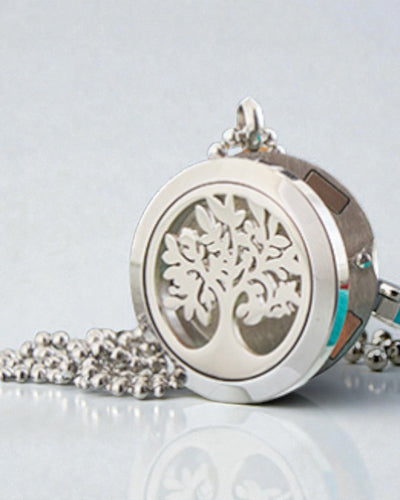 AromaTree Harmony – Aromaterápiás Életfa nyaklánc 25 mm