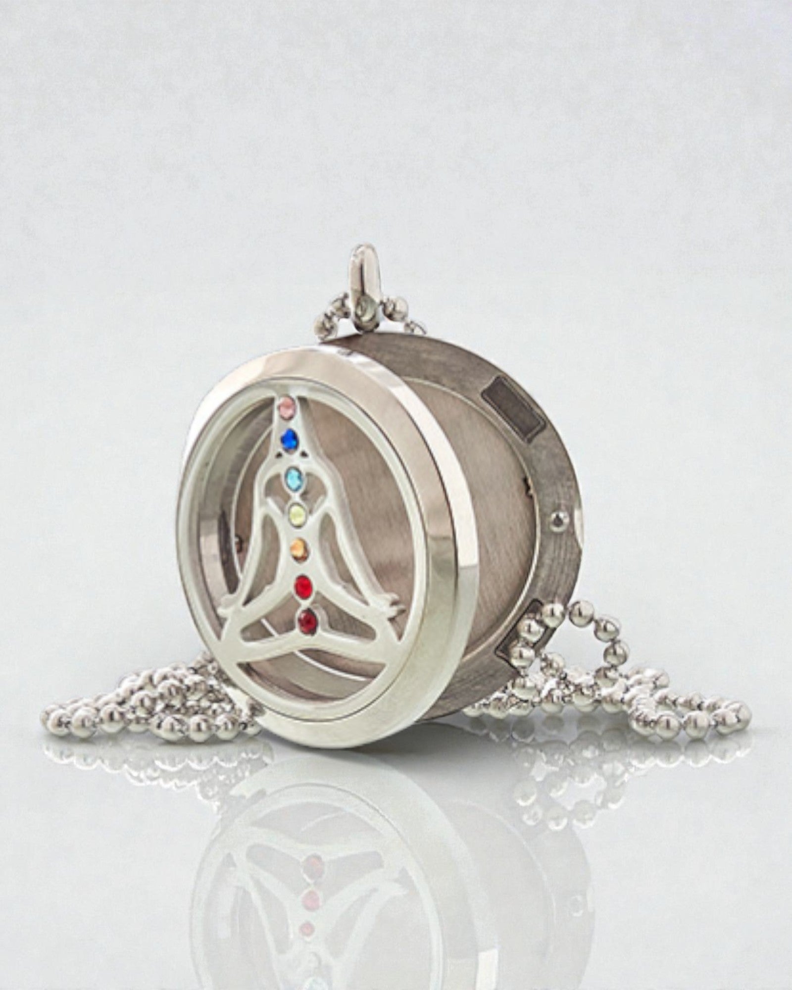 ZenAura – Aromaterápiás jóga csakra nyaklánc 30 mm