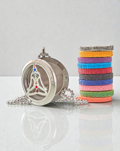 ZenAura – Aromaterápiás jóga csakra nyaklánc 30 mm