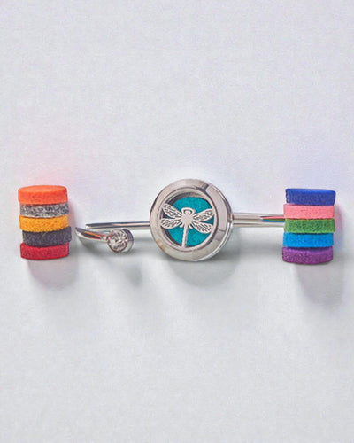 Aromalife Dragon Spirit karkötő – szitakötős illatmedál, 20 mm