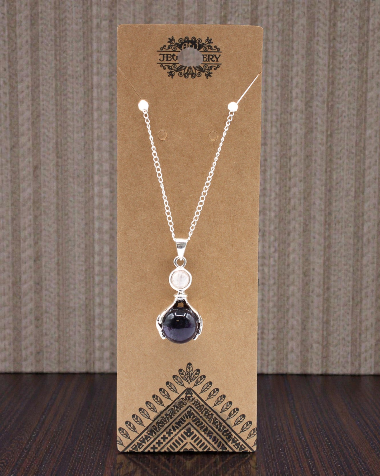 Ametiszt kezek – ametisztből készült gyógyító kezek csüngője