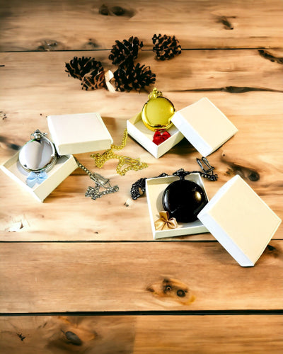 Klasszikus Kézi Mechanikus Zsebóra Dupla Fedéllel, Kézi Felhúzású, Arany Színű, Gravírozással