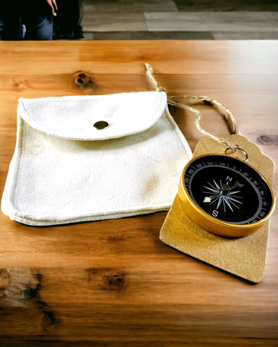 Kompakt Navigációs Iránytű Fém Kivitelben – Minden Utazó Elengedhetetlen Kelléke, gravírozással