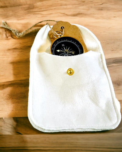 Kompakt Navigációs Iránytű Fém Kivitelben – Minden Utazó Elengedhetetlen Kelléke, gravírozással