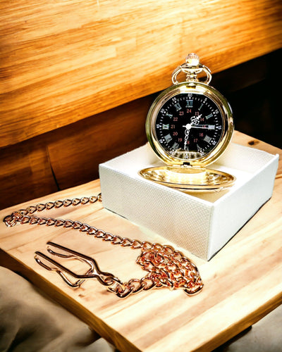 Klasszikus Stílusú Zsebóra – Rózsaarany, Vintage Elegancia