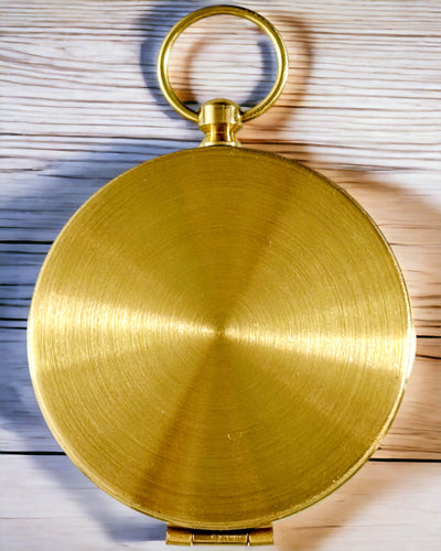 Vízálló Réz Iránytű Világító Hatással - Szükséges Túrázáshoz és Kempingezéshez, személyre szabható gravírozással