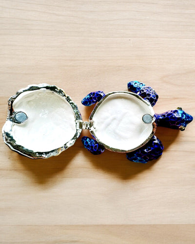 Varázslatos Teknős Kincs - Ékszerdoboz személyre szabható gravírozással, ajándék